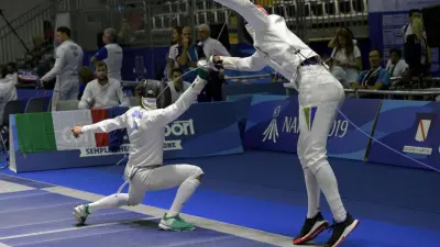 17 55 The FISU Games Fäktning fäktning